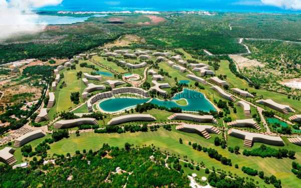 Coral Beach Resort Макет Вид с Верху
