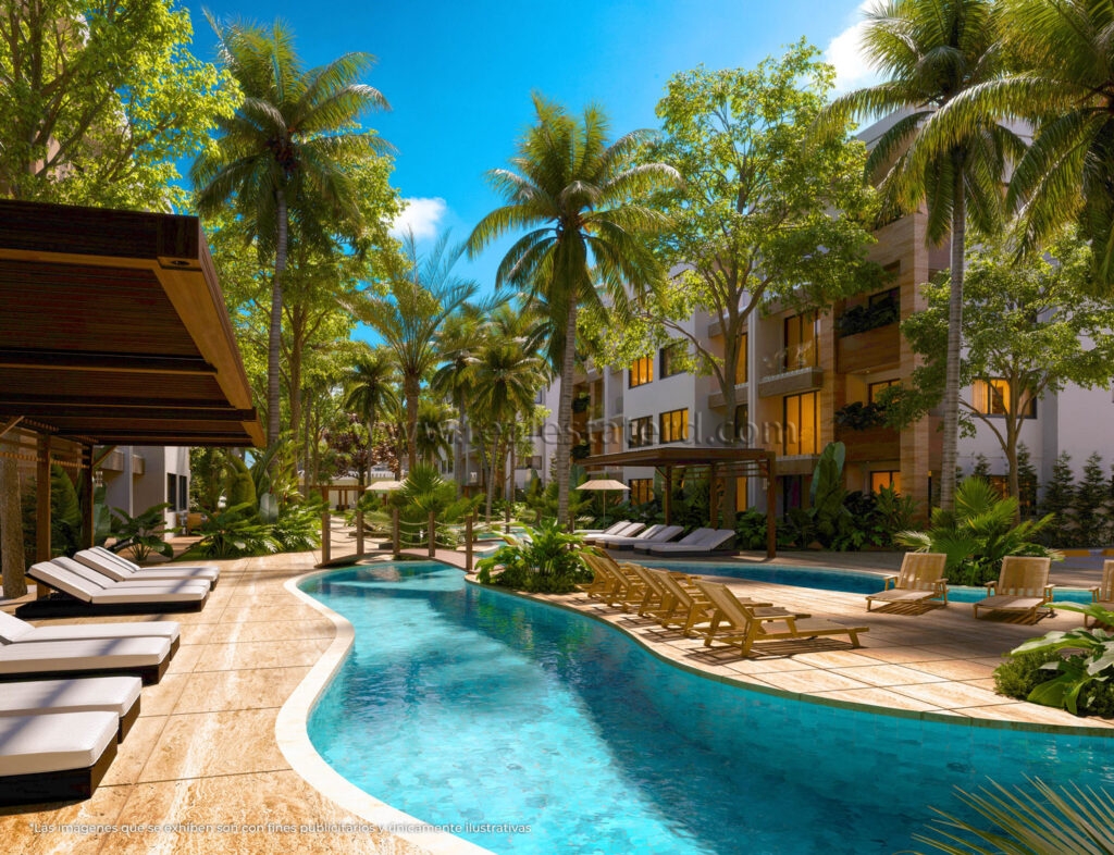 Апартамент с 1 спальней в Garden City Punta Cana 1